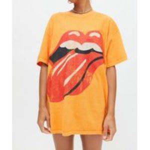 Urban outfitters The Rolling Stones Overdyed T-Shirt Dress
